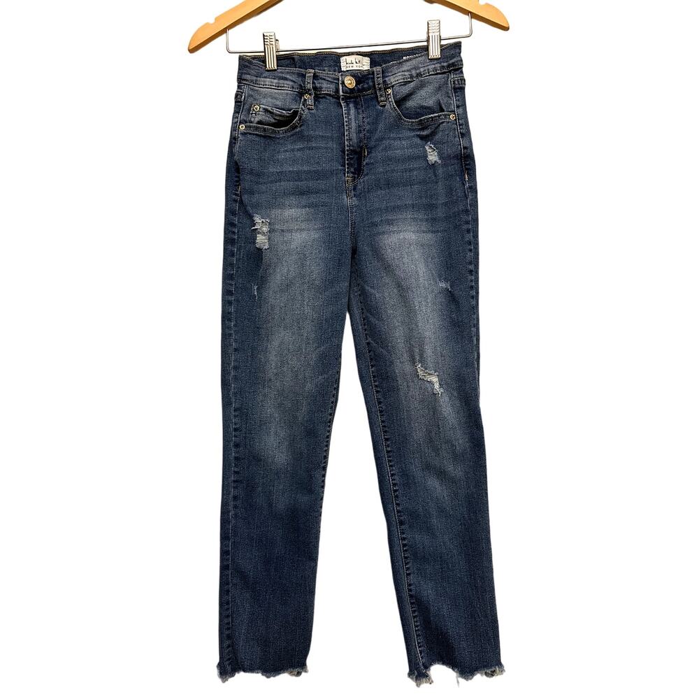 Nicole Miller New York-Super High Rise Straight‎ Nomad Denim-Size 4-EUC